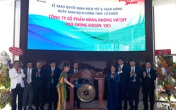 Vietjet chào sàn HOSE với giá 90.000 đồng/cổ phiếu