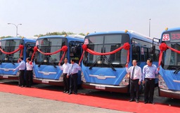 TPHCM bắt đầu vận hành xe buýt 60 chỗ chạy khí CNG