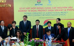 Đạm Cà Mau hợp tác dài hạn với Tập đoàn Solvay của Bỉ