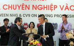 Tập đoàn Nguyễn Hoàng đưa bóng đá chuyên nghiệp vào học đường