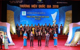 PV GAS được vinh danh Thương hiệu quốc gia 2018 