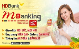 HDBank ra mắt website mới và ứng dụng mới HDBank mBanking