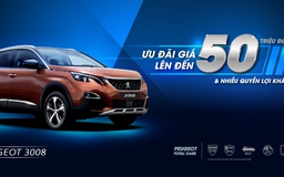 Peugeot ưu đãi lên đến 50 triệu đồng, cùng nhiều quyền lợi hấp dẫn