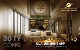 Đấu giá căn hộ trên Sunshine app để ủng hộ miền Trung