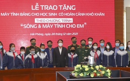 Viettel hoàn thành trao tặng 37.000 máy tính bảng cho học sinh khó khăn