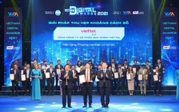 Viettel giành ngôi " quán quân" về số lượng giải thưởng tại Vietnam Digital Awards 2021