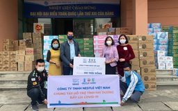 Tiếp nguồn dinh dưỡng đến trẻ em bị cách ly trong vùng dịch