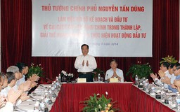 Thủ tướng làm việc với Bộ KHĐT về khởi sự kinh doanh