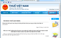 Nộp thuế điện tử lợi từ nhiều phía