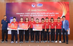 Vinamilk thưởng lớn cho Đội tuyển bóng đá nữ Việt Nam