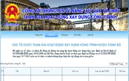DN phải công bố năng lực xây dựng mới được dự thầu?