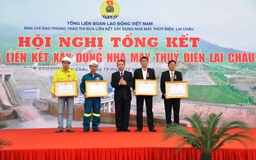 Khen thưởng nhiều tập thể, cá nhân xây dựng thủy điện Lai Châu