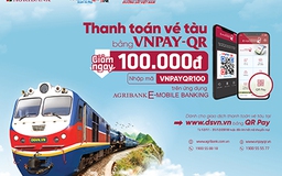 Giảm 100.000 VND khi thanh toán vé tàu tết bằng ứng dụng của Agribank