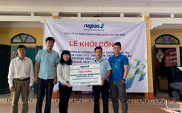 NAPAS khởi công xây dựng phòng học cho học sinh miền núi