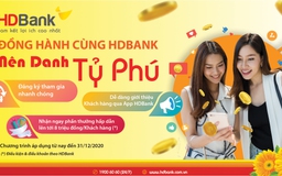 Giao dịch tại HDBank, cơ hội nhận quà lên đến 7,5 tỷ đồng