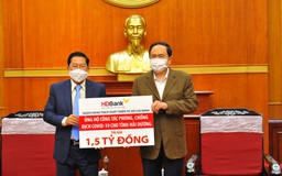 HDBank hỗ trợ Hải Dương 1,5 tỷ đồng phòng, chống dịch COVID-19