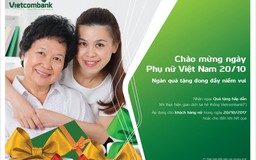 Vietcombank tri ân khách hàng nữ nhân ngày 20/10