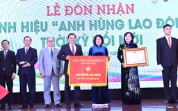 Ngân hàng CSXH nhận danh hiệu Anh hùng lao động