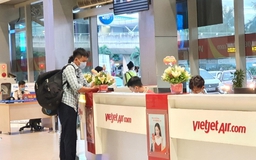Vietjet thay đổi vị trí làm thủ tục tại sân bay Nội Bài
