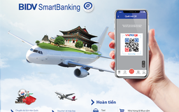 Quét QR Pay trên BIDV SmartBanking, đón bão quà tặng 