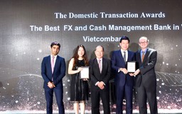 Vietcombank đạt 2 giải thưởng về quản lý ngoại hối và tiền mặt tốt nhất