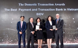 BIDV được vinh danh là ngân hàng có dịch vụ thanh toán và giao dịch tốt nhất
