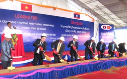 BIDV tài trợ xây dựng trường tại tỉnh nghèo ở CHDCND Lào