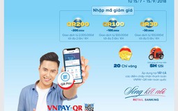 QRPay, quét mã trúng vàng