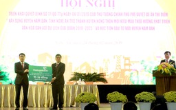 Vietcombank tài trợ 15 tỷ đồng xây dựng trường học tại huyện Nam Đàn, tỉnh Nghệ An