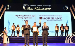 Agribank được vinh danh tại 2 hạng mục Giải thưởng Sao Khuê 2019