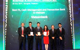 Vietcombank nhận 3 giải thưởng quan trọng từ The Asian Banker 
