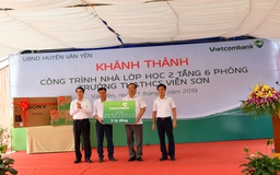 Vietcombank tài trợ 3 tỷ đồng kinh phí xây dựng trường tại huyện nghèo tỉnh Yên Bái 