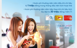 Ưu đãi hoàn phí thường niên cho chủ thẻ tín dụng quốc tế VietinBank