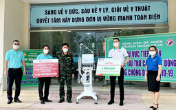 Tuổi trẻ Agribank ủng hộ máy thở cho bệnh viện dã chiến tại TPHCM