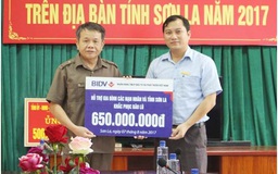 BIDV tiếp tục hỗ trợ người dân miền núi phía Bắc chịu thiệt sau lũ 