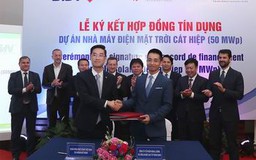 BIDV cấp tín dụng tài trợ Dự án Nhà máy điện mặt trời Cát Hiệp