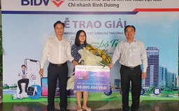 BIDV trao thưởng hơn 500 triệu đồng cho khách hàng gửi tiền online