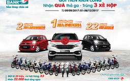 Gửi tiền tại Kienlongbank: ‘Nhận quà thả ga -trúng 3 xế hộp’