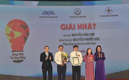 EVNSPC đạt giải nhất cuộc thi "Sáng kiến vì cộng đồng"