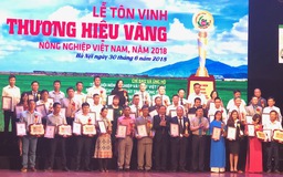 Vinh danh ‘Thương hiệu vàng nông nghiệp Việt Nam’
