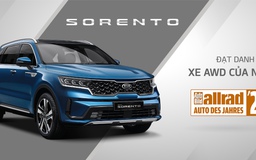 Kia Sorento đạt nhiều giải thưởng quốc tế