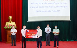 DOJI, TPBank trao tặng 20 tỷ đồng vào Quỹ Vaccine phòng COVID-19 