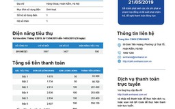 EVN công bố kết quả bình chọn mẫu hoá đơn tiền điện mới