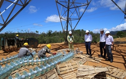 Dồn lực thi công đường dây 500 kV Dốc Sỏi-Pleiku2 về đích đúng hẹn