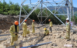 Thi đua nước rút đẩy nhanh tiến độ xây dựng đường dây 500kV Dốc Sỏi - Pleiku 2