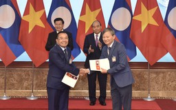 EVN ký Biên bản ghi nhớ mua điện với các nhà đầu tư dự án điện tại Lào