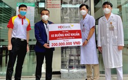 HDBank tặng Hải Dương 3 buồng khử khuẩn để phòng chống dịch COVID-19