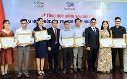 Novaland trao tặng 31 học bổng cho học viên, nghiên cứu sinh ĐHQG TPHCM
