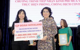 Novaland trao tặng 11 tỷ đồng kinh phí mua vaccine COVID-19