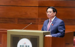 Thủ tướng Phạm Minh Chính trình bày báo cáo của Chính phủ tại kỳ họp thứ 4, Quốc hội khóa XV